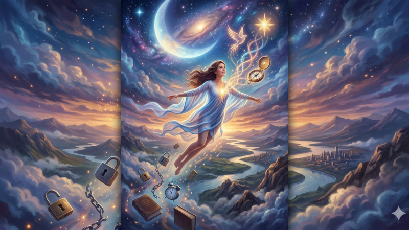 Sonhar que está voando: liberdade espiritual ou desejo de escapar?