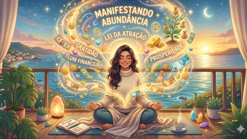 Como manifestar abundância financeira usando a Lei da Atração