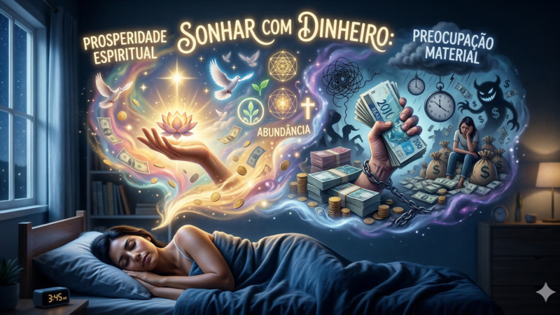 Sonhar com dinheiro: prosperidade espiritual ou preocupação material?