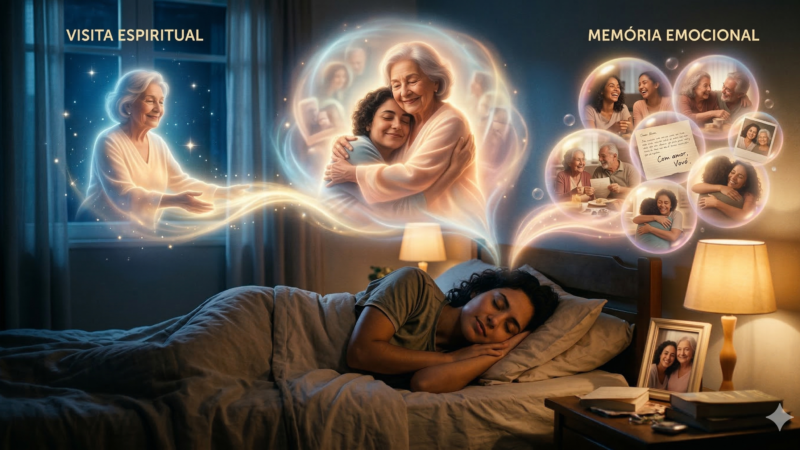 Sonhar com alguém que já morreu: visita espiritual ou memória emocional?