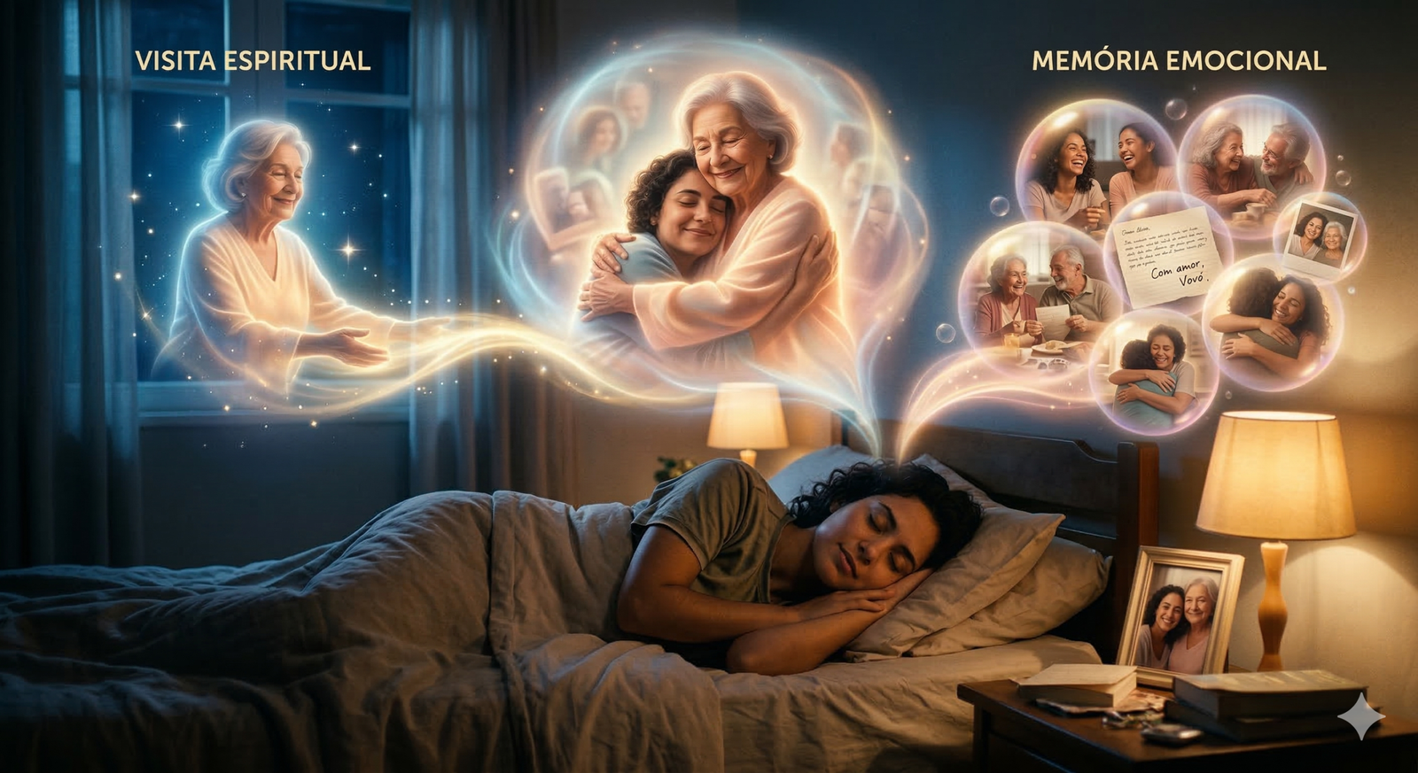 Sonhar com alguém que já morreu: visita espiritual ou memória emocional?